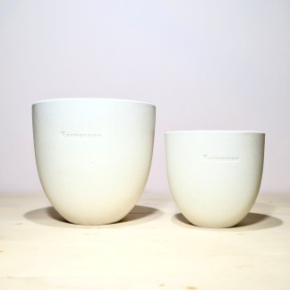 Istanbul Sandy White Artisan Planters